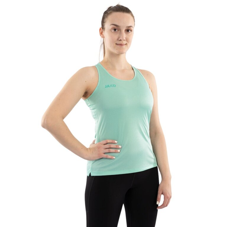 JAKO Lauf-Tanktop Light Flow (ärmellos) mintblau Damen