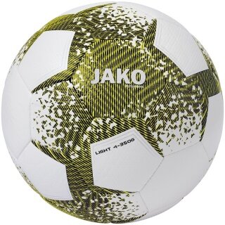 JAKO Freizeitball Lightball Performance (Größe 4-350g) weiss/schwarz/gelb - 1 Ball