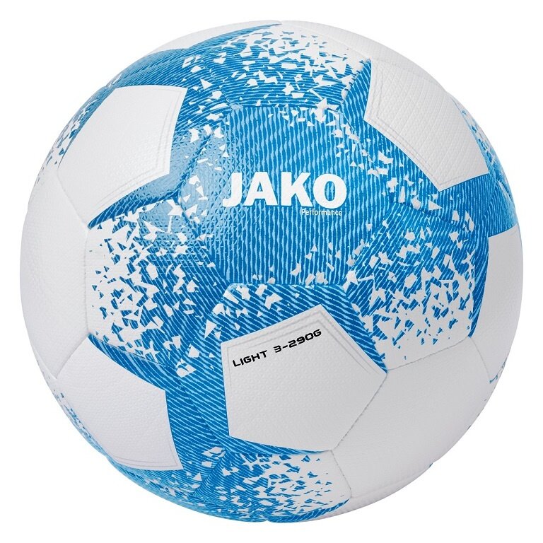 JAKO Freizeitball Lightball Performance (Größe 3-290g) weiss/hellblau - 1 Ball