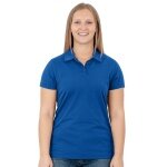JAKO Freizeit-Polo Doubletex (Polyester/Baumwolle) royalblau Damen