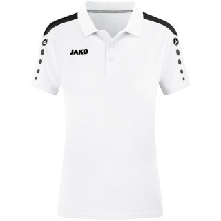 JAKO Sport-Polo Power (Mischgewebe, strapazierfähig) weiss Damen