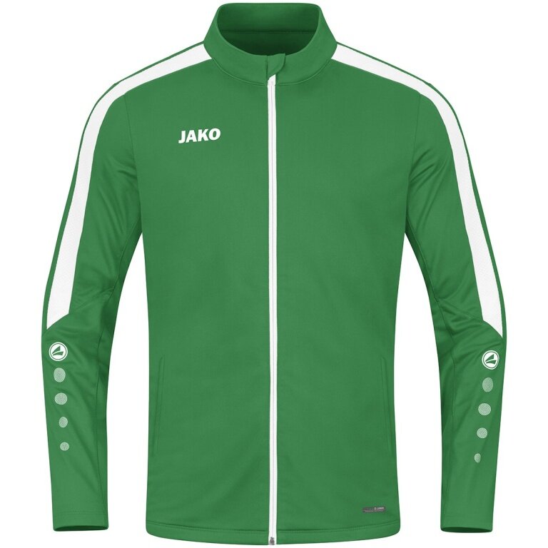 JAKO Polyesterjacke Power (100% rec. Polyester) grün Kinder