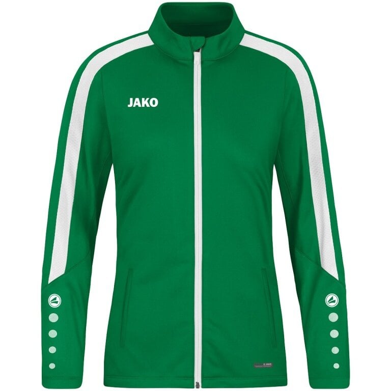 JAKO Polyesterjacke Power (100% rec. Polyester) grün Damen