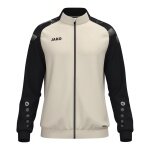 JAKO Trainingsjacke (Polyester) Sonic (100% rec. Polyester, moderner Look) beige/schwarz Herren