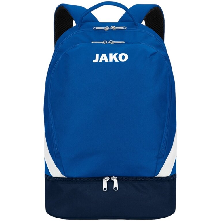JAKO Rucksack Iconic mit Bodenfach royalblau/marineblau