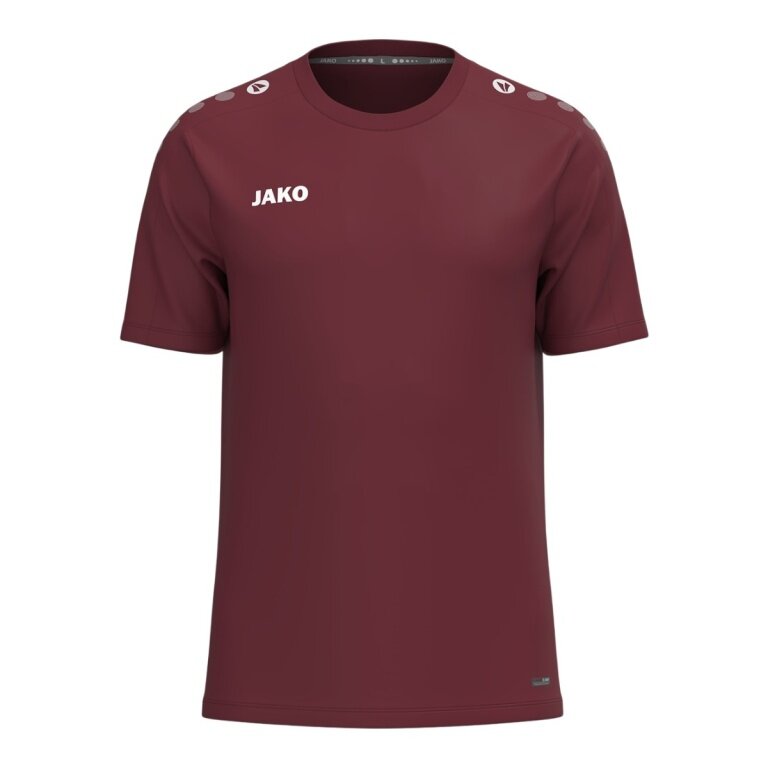 JAKO Sport-Shirt One (100%rec. Polyester, atmungsaktiv) bordeaux Damen