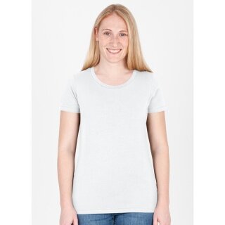 JAKO Freizeit-Shirt Organic Stretch (Bio-Baumwolle) weiss Damen