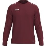JAKO Sport-Langarmshirt Sweat One (Polyester-Fleece) bordeauxrot Kinder