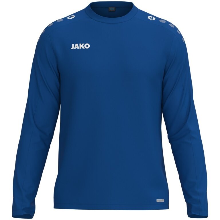 JAKO Sport-Langarmshirt Sweat One (Polyester-Fleece) royalblau Herren