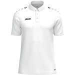 JAKO Sport-Polo One (Polyester-Mini-Piquet) weiss Herren