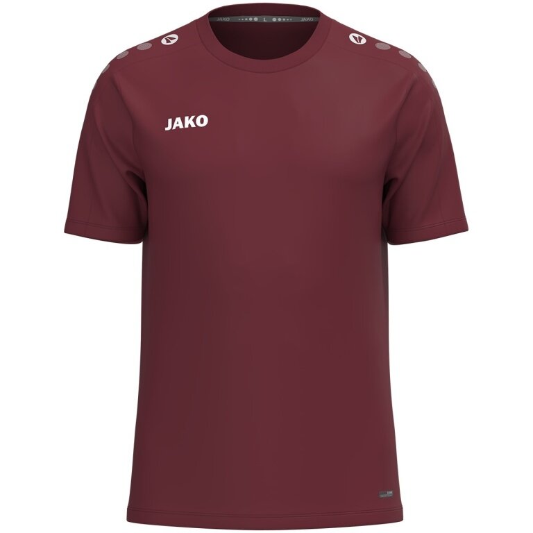 JAKO Sport-Tshirt One (Polyester-Eyelet) bordeauxrot Herren