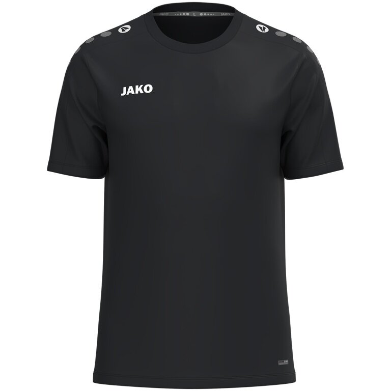 JAKO Sport-Tshirt One (Polyester-Eyelet) schwarz Herren