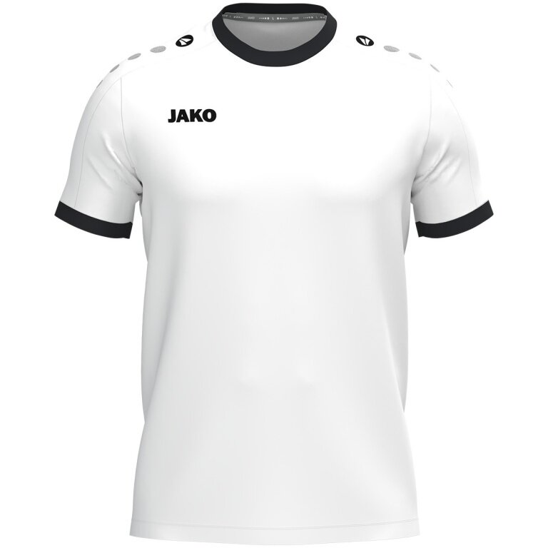 JAKO Sport-Tshirt One Trikot (100% rec. Polyester) weiss/schwarz Kinder