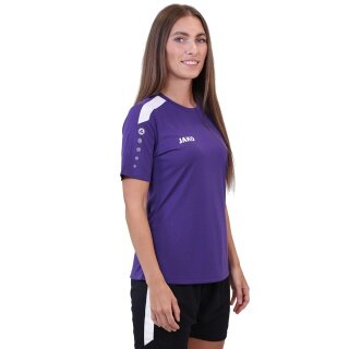 JAKO Sport-Shirt Trikot Power (Polyester-Interlock, strapazierfähig) violett Damen