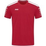 JAKO Sport-Tshirt Power (strapazierfähig, angenehmes Tragegefühl) rot Kinder