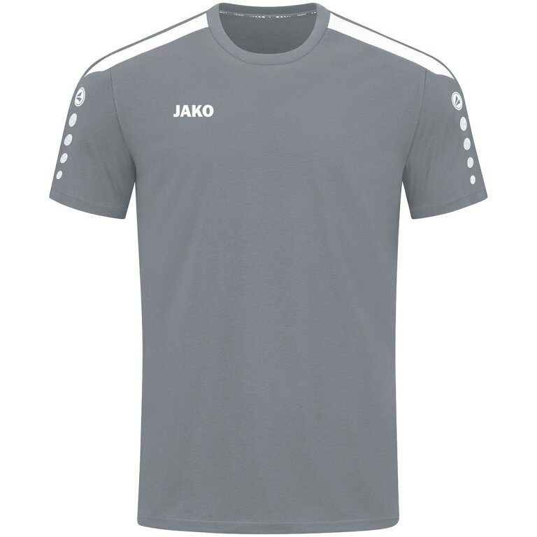 JAKO Sport-Tshirt Power (strapazierfähig, angenehmes Tragegefühl) dunkelgrau Kinder