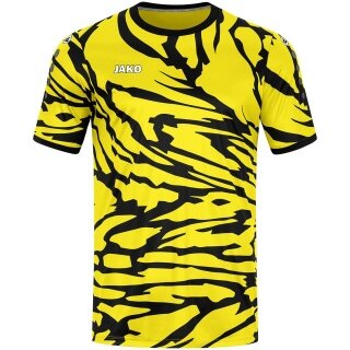JAKO Sport-Tshirt Trikot Animal (Polyester-Interlock, angenehmes Tragegefühl) gelb/schwarz Kinder