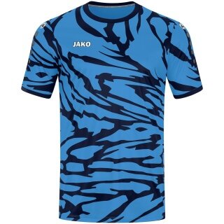 JAKO Sport-Tshirt Trikot Animal (Polyester-Interlock, angenehmes Tragegefühl) blau/marineblau Herren