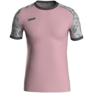 JAKO Sport-Tshirt Trikot Iconic (Polyester-Interlock) pink/grau Kinder