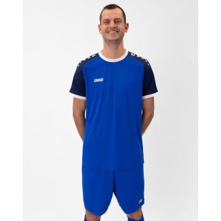 JAKO Sport-Tshirt Trikot Iconic (Polyester-Interlock) royalblau/marineblau Herren