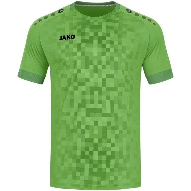 JAKO Sport-Tshirt Trikot Pixel (atmungsaktiv, schnelltrocknend) grün Kinder
