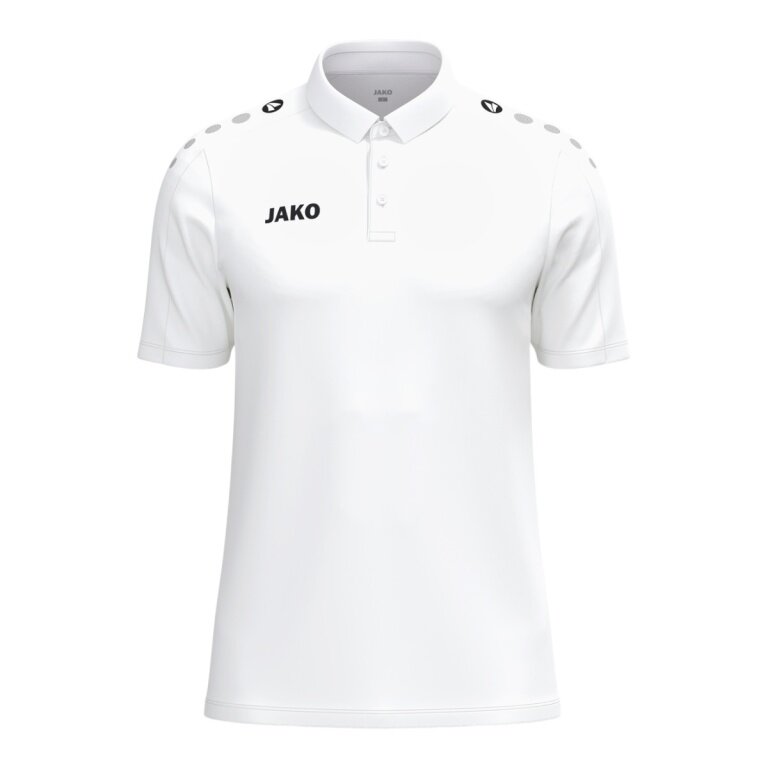 JAKO Sport-Polo One Cotton (Baumwolle-Mischung) weiss Herren