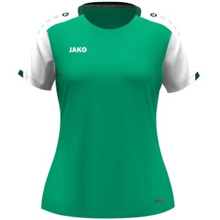 JAKO Sport-Shirt Dynamic (100% rec.Polyester) grün/weiss/dunkelgrün Damen