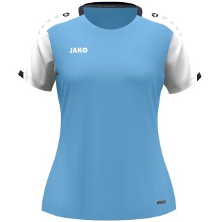 JAKO Sport-Shirt Dynamic (100% rec.Polyester) himmelblau/weiss/marineblau Damen