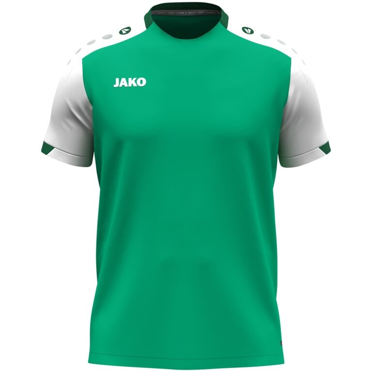 JAKO Sport-Tshirt Dynamic (100% rec.Polyester) grün/weiss/dunkelgrün Kinder