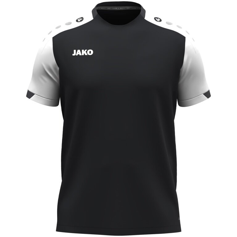 JAKO Sport-Tshirt Dynamic (100% rec.Polyester) schwarz/weiss/anthrazitgrau Kinder
