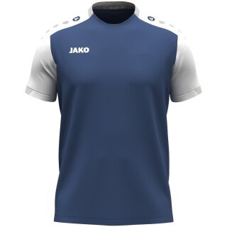 JAKO Sport-Tshirt Dynamic (100% rec.Polyester) nachtblau/weiss/hellgrau Kinder
