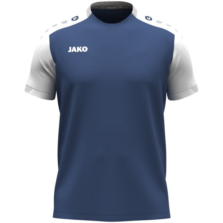 JAKO Sport-Tshirt Dynamic (100% rec.Polyester) nachtblau/weiss/hellgrau Kinder