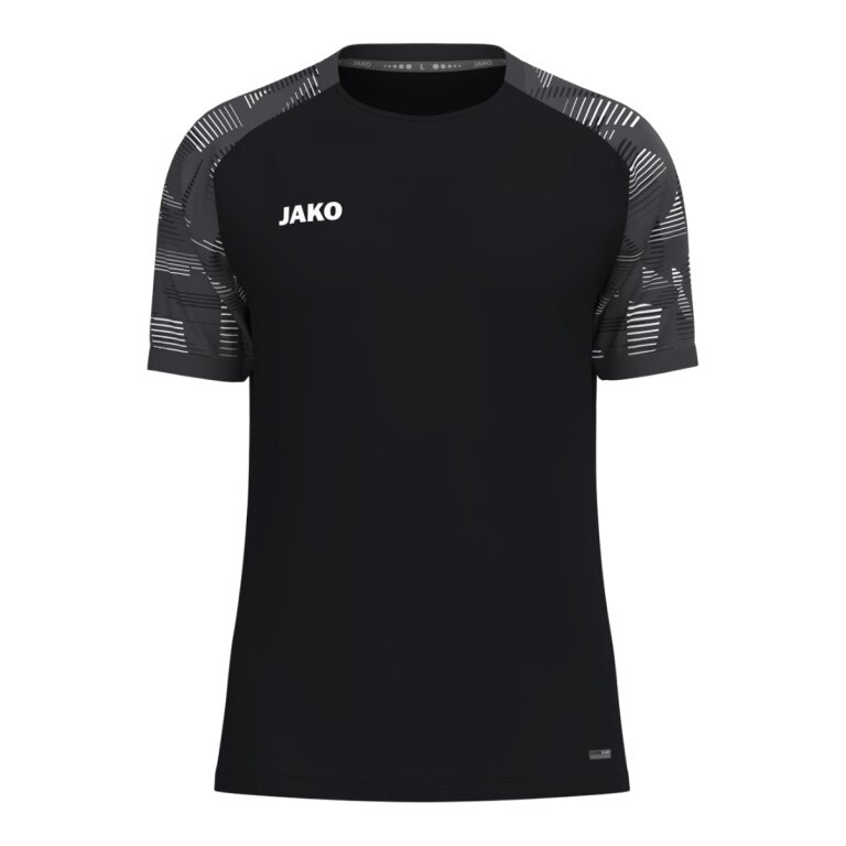 JAKO Sport-Tshirt Sonic (atmungsaktiv, strapazierfähig) schwarz/anthrazitgrau Herren