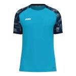 JAKO Sport-Tshirt Sonic (atmungsaktiv, strapazierfähig) aquablau/marineblau Jungen