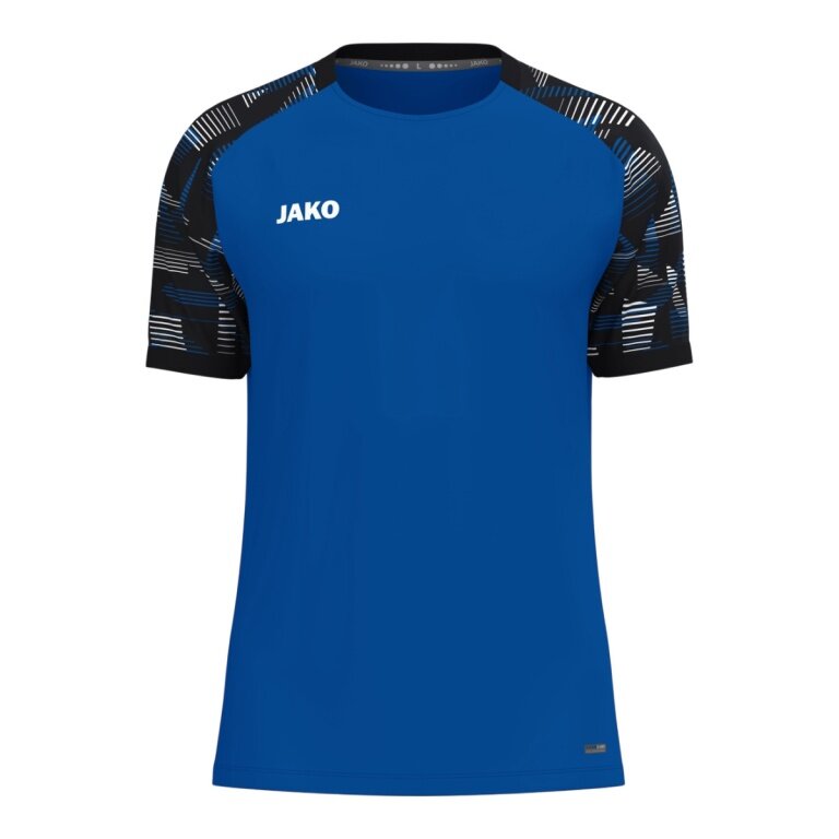 JAKO Sport-Tshirt Sonic (atmungsaktiv, strapazierfähig) royalblau/schwarz Herren
