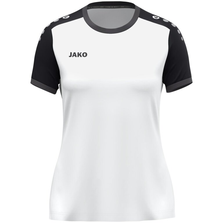 JAKO Sport-Shirt Dynamic Trikot (Polyester-Micro-Mesh) weiss/schwarz Damen