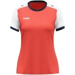 JAKO Sport-Shirt Dynamic Trikot (Polyester-Micro-Mesh) coralrot/weiss Damen