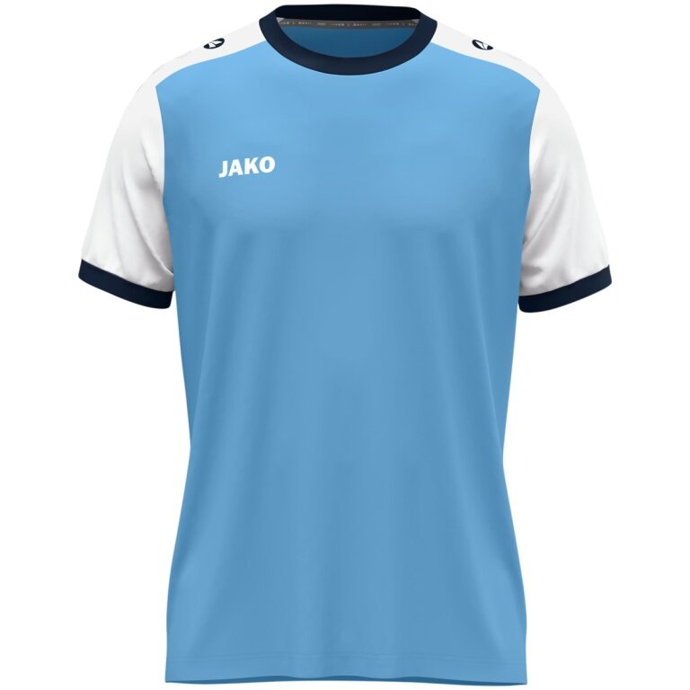 JAKO Sport-Tshirt Dynamic Trikot (Polyester-Micro-Mesh) himmelblau/weiss Kinder