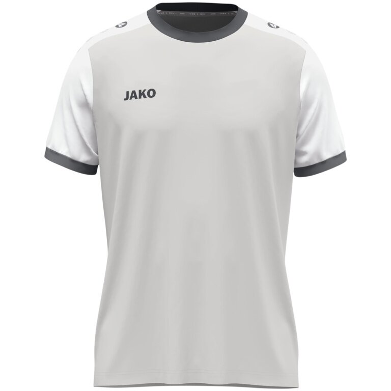 JAKO Sport-Tshirt Dynamic Trikot (Polyester-Micro-Mesh) hellgrau/weiss Kinder
