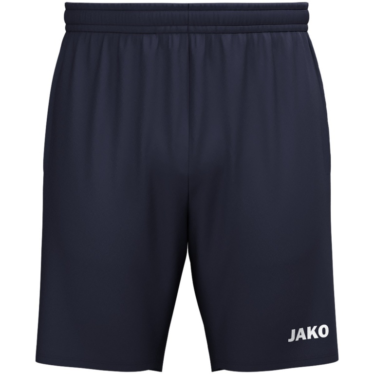 JAKO Sporthose (Webshort) One (Micro-Twill, Seitentaschen mit Reißverschluss) kurz marineblau Herren