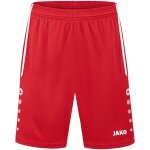 JAKO Sporthose Short Allround (Polyester-Interlock, Ohne Innenslip) kurz rot Jungen
