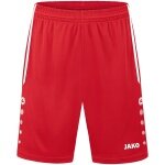 JAKO Sporthose Short Allround (Polyester-Interlock, ohne Innenslip) kurz rot Jungen