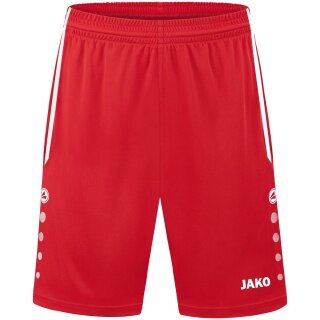 JAKO Sporthose Short Allround (Polyester-Interlock, ohne Innenslip) kurz rot Jungen
