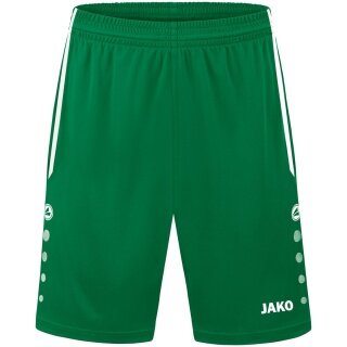 JAKO Sporthose Short Allround (Polyester-Interlock, ohne Innenslip) kurz grün Jungen