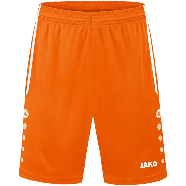 JAKO Sporthose Short Allround (Polyester-Interlock, ohne Innenslip) kurz orange Jungen