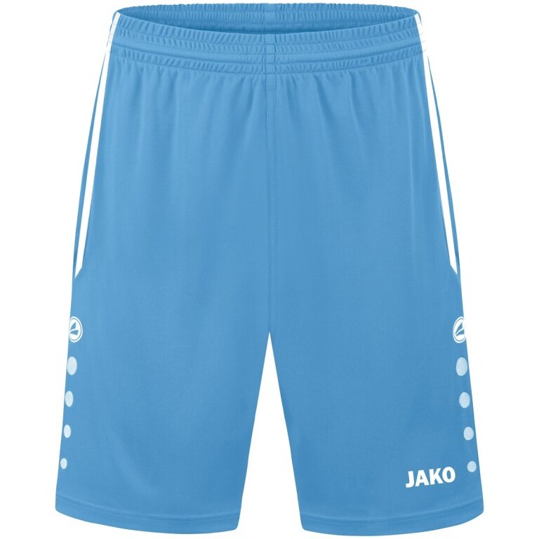 JAKO Sporthose Short Allround (Polyester-Interlock, ohne Innenslip) kurz hellblau Jungen