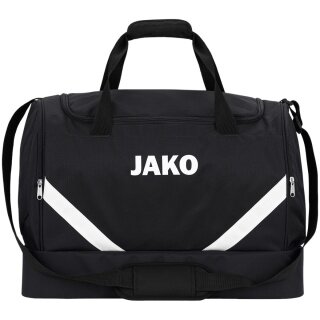 JAKO Sporttasche Iconic mit Bodenfach (Größe L - 85 Liter) schwarz - 65x30x44cm