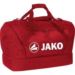 JAKO Sporttasche Jako mit Bodenfach (Größe M - 35 Liter) rot - 50x34x28cm
