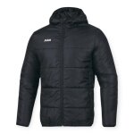 JAKO Steppjacke Basic (wattiert mit Kapuze) schwarz Herren