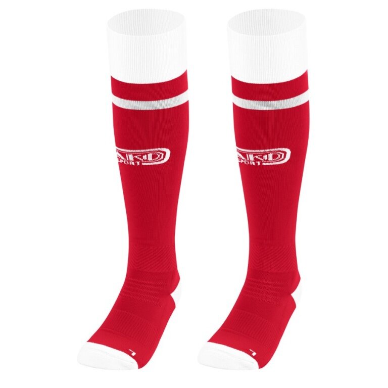 JAKO Stutzenstrumpf Retro rot - 1 Paar